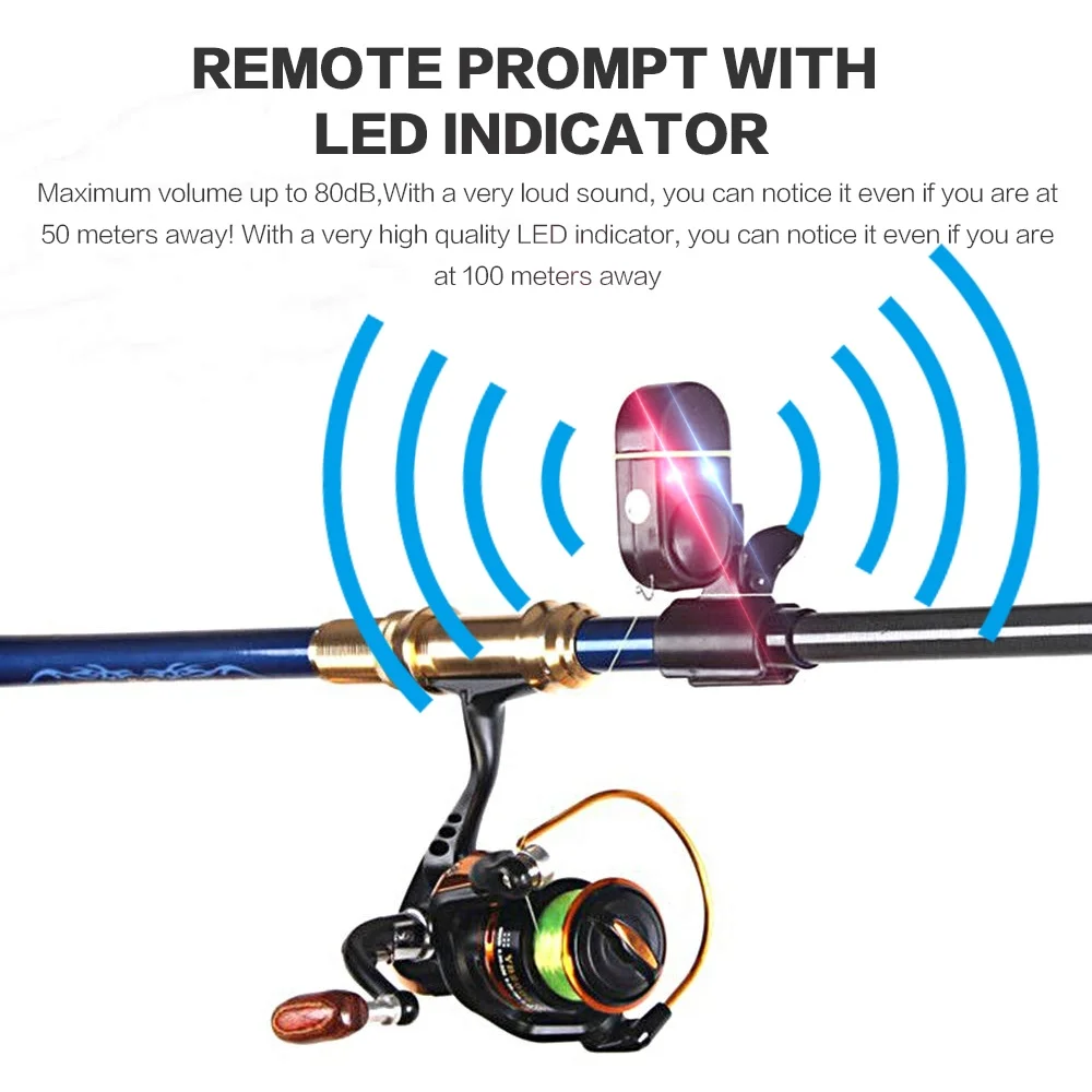 FLYSAND الأسماك لدغة إغراء تنب - مراجعة Bite Alarm وسعره