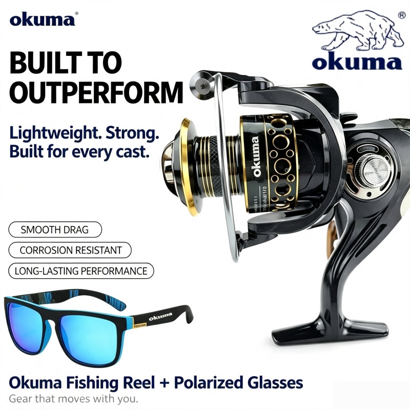 بكرة صيد OKUMA-Spinning، بكرة  - مراجعة Abu Garcia Reel Max وسعره