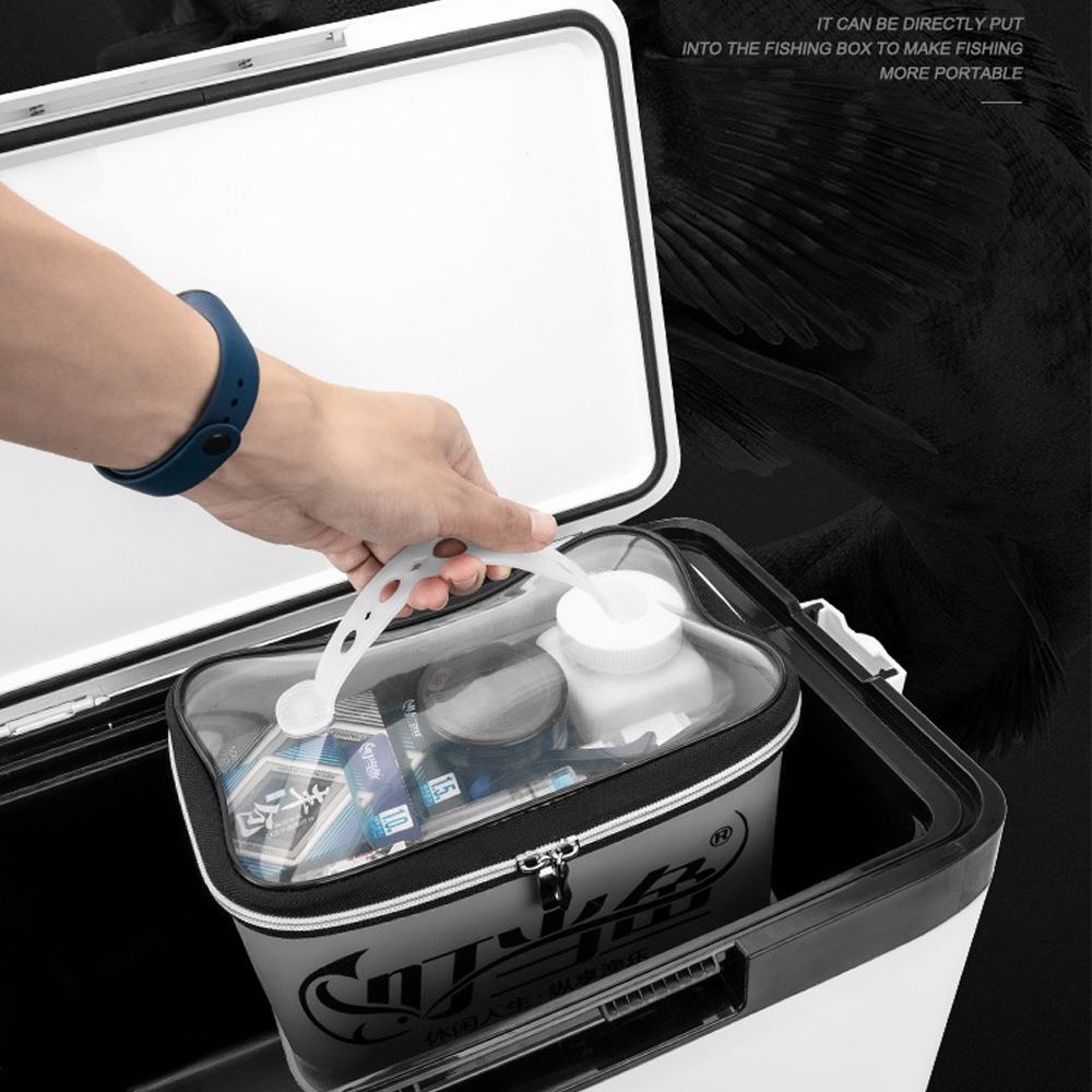 متعددة الوظائف إيفا حقيبة الصي - مراجعة Fish Finder Case وسعره